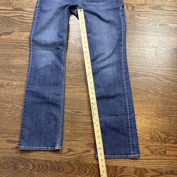 5.11 Tactical Jeans Womens 2 Regular Blue Denim Straight Leg Stretch Pants - Picture 6 of 9